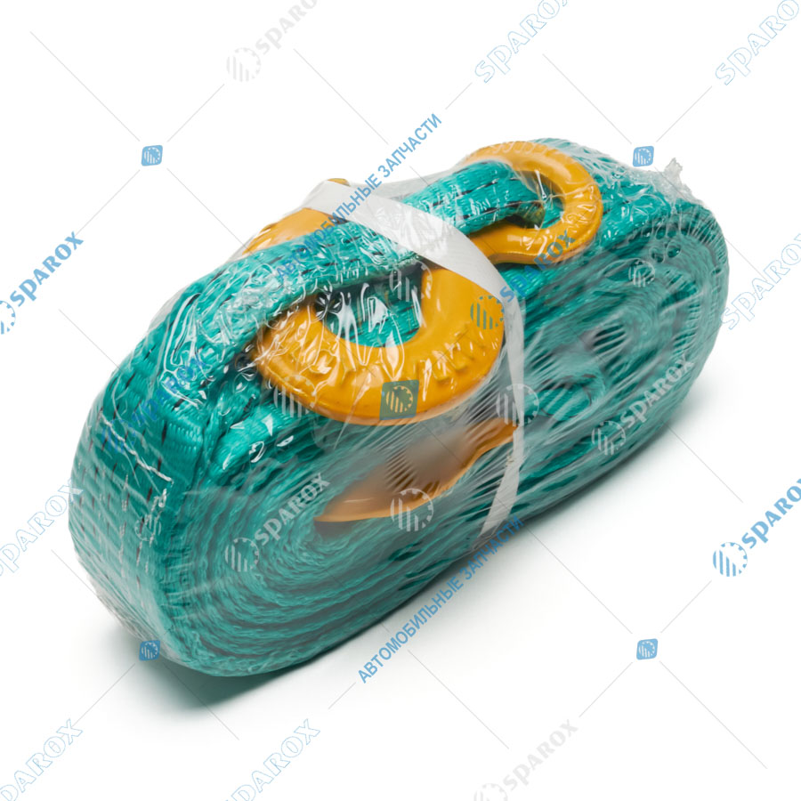 ДАЛИ-авто-DA-02747 Трос буксировочный лента, 2 усил. крюка + 2 петли 6м ( 6т) ширина ленты 50мм(25шт.уп)