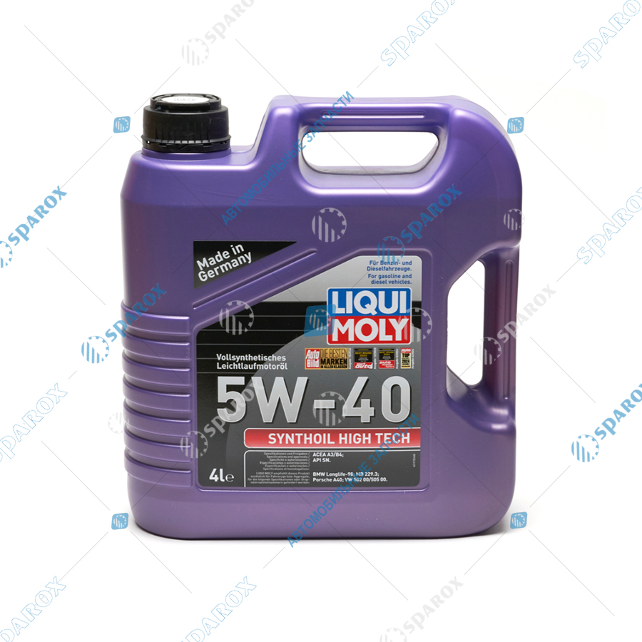 LIQUI MOLY-2194 Масло моторное синтетическое Synthoil High Tech 5W-40 (4 л)