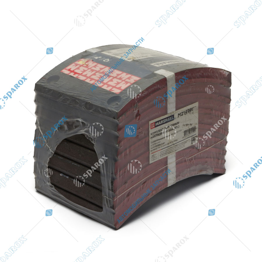 MARSHALL-M2149939 Накладки торм. компл. (ном.) (с заклеп.) о.н. 53212-3501105
