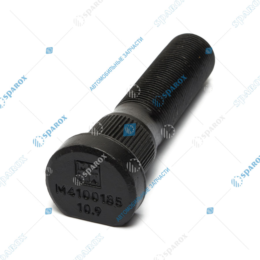 MARSHALL-M4100185 Болт крепления колеса (L=95 мм; M22x1.5) со шлицами, кл. проч. 10.9 о.н. 53205-3104071