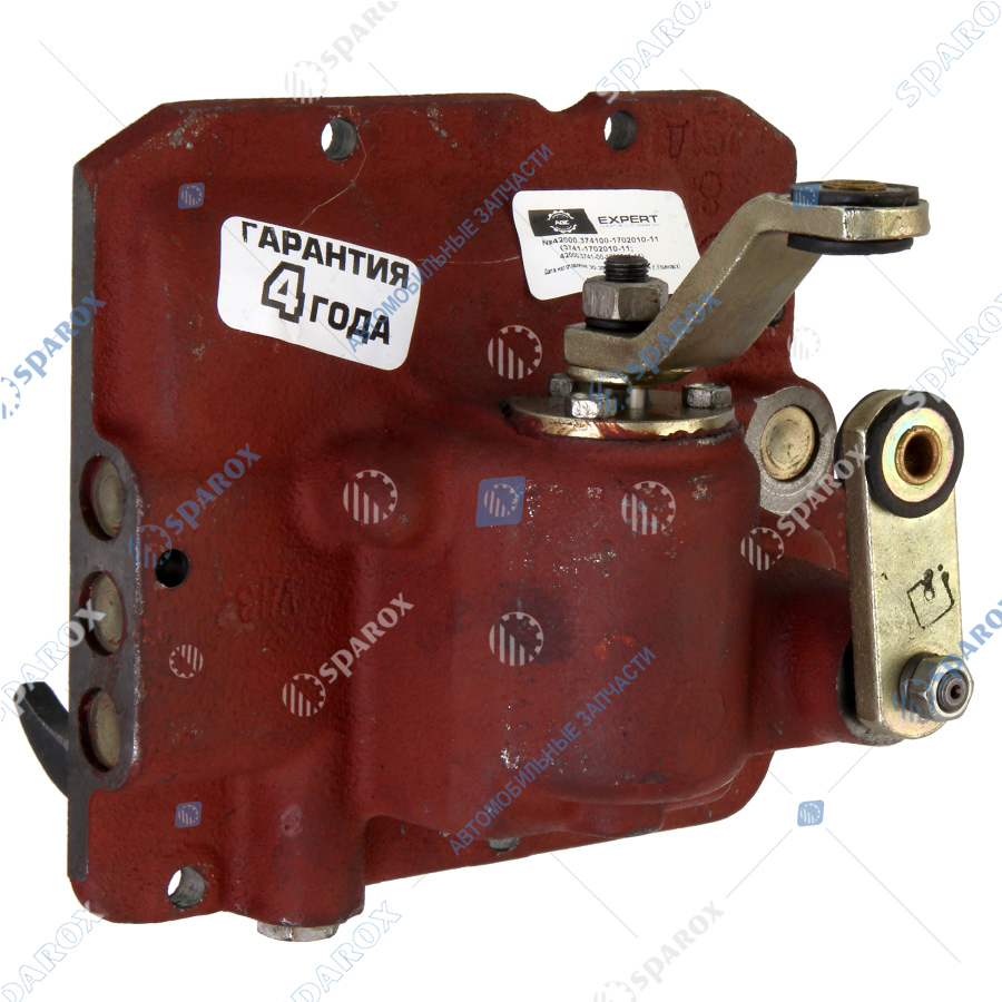 3741-1702010-11 Крышка коробки переключения передач (КПП) нового образца УАЗ-452 (механизм переключения) (ОАО АДС)