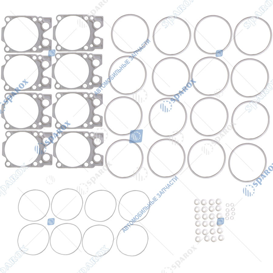 КАМАЗ-Р-1000120 Р/к двигателя Камаз ЕВРО (5 наим.) силикон белый