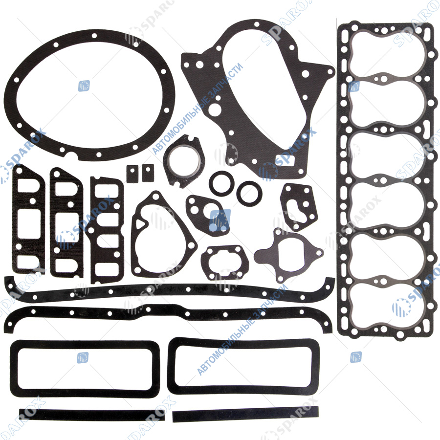 _ГАЗ-52-Р-1000001 Р/к двигателя ГАЗ-52 полный (прокладки) (17наим./17шт.)  (Автозапчасть), цена 923 руб., в наличии, купить на Sparox.ru