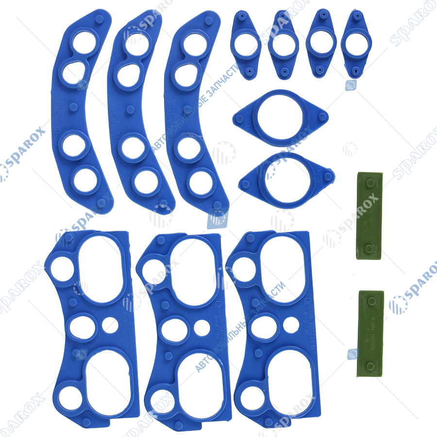 236НЕ-1003004 Р/к уплотнительных прокладок ЯМЗ-236НЕ2,БЕ2,НЕ,БЕ,65654 ФТОР (общая ГБЦ)