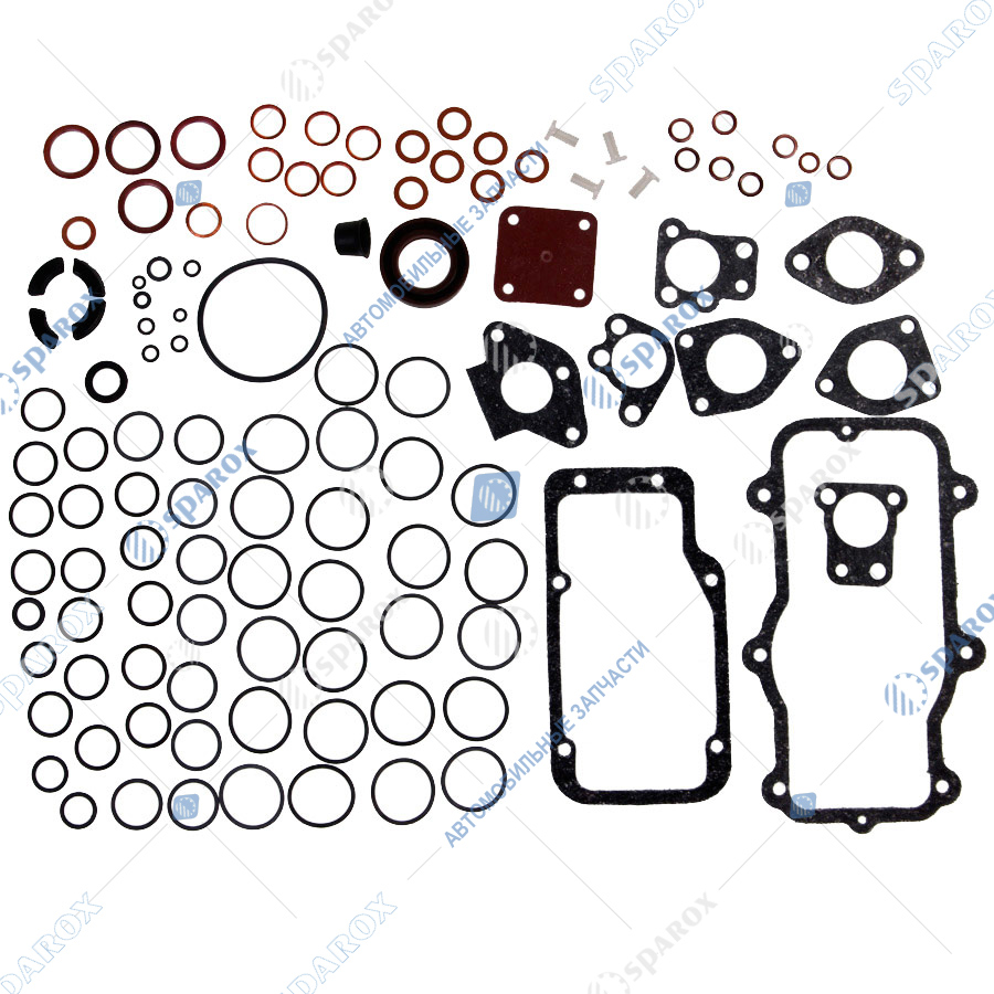 175-1111012 РК Ремкомплект топливного насоса высокого давления (ТНВД) (РТИ,  паронит, медь, пластик) дв. ЯМЗ-238ДЕ2, 238БЕ2, 7511 (32 позиции/111 шт.)  (АвтоРемКомплект), цена 1983 руб., в наличии, купить на Sparox.ru