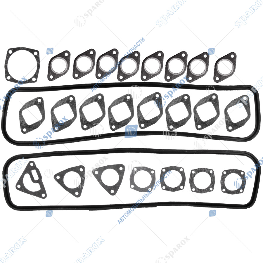 238-1003021 Р/к двигателя ЯМЗ-238, 238Н (прокладки) (23наим./50шт.) большой (без прокладки ГБЦ)