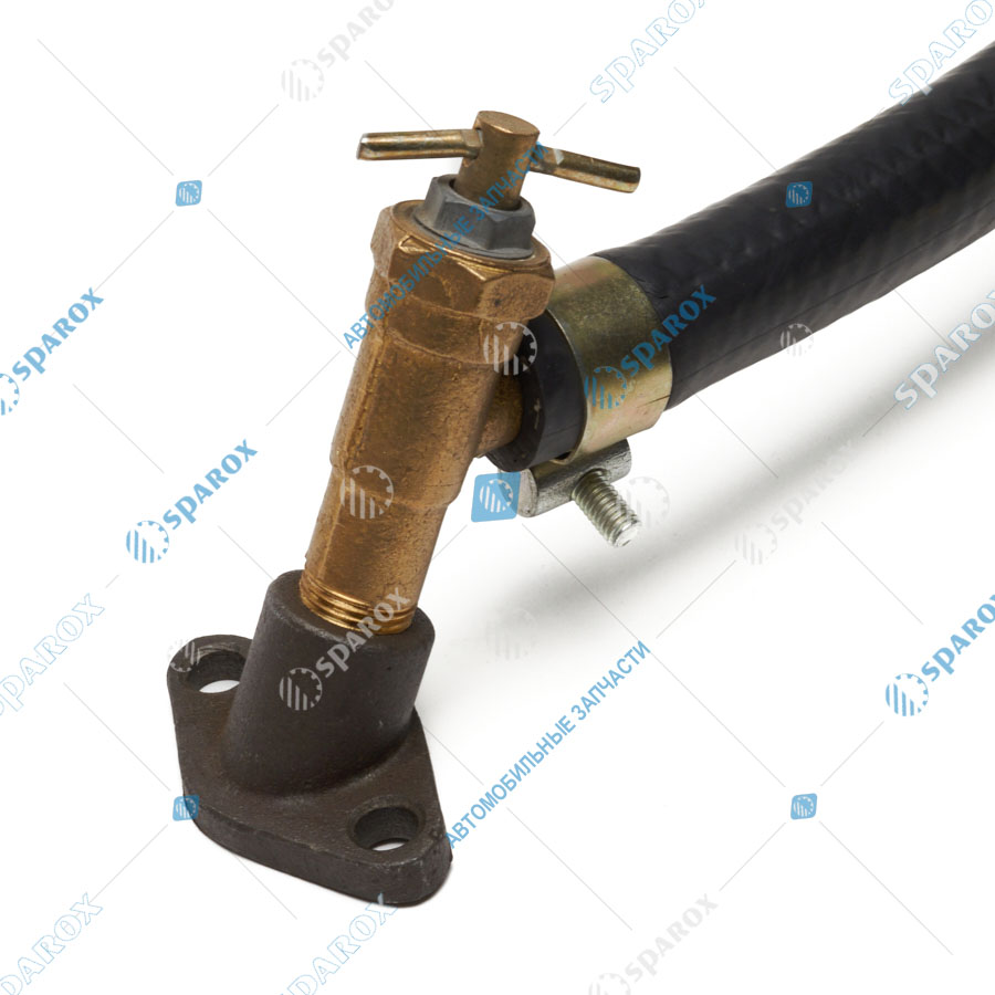 5434-1013090 Шланг радиатора масляного МАЗ подводящий с краном ВС11 (ОАО МАЗ)