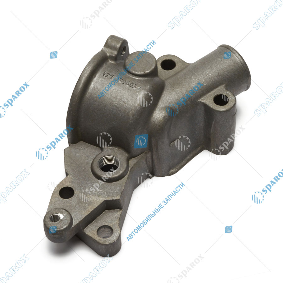 421-1306031 Корпус термостата ДВ-4178, 421, 4215, 4218 ГАЗель, УАЗ (УМЗ)