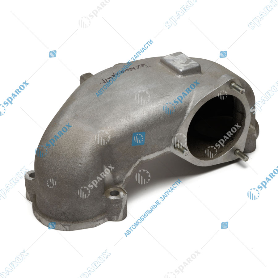 8431-1115030 Патрубок соединительный со шпильками в сборе (ТМЗ) дв.ТМЗ-8431.10, 8435.10