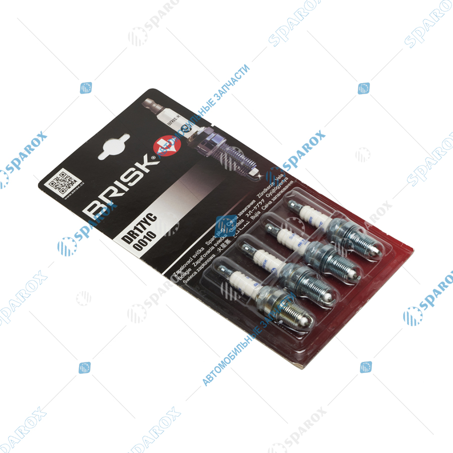 DR17YC-3707 Свеча зажигания ГАЗ дв 406,УАЗ дв 409 медь (Super R) DR17YC блистер 4шт.