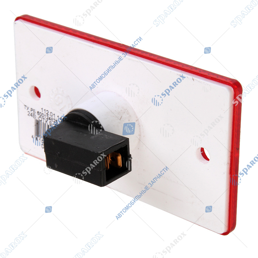 РУДЕНСК-112.01.14 Фонарь боковой габаритный красный 24В 112.01.14 (РУДЕНСК)