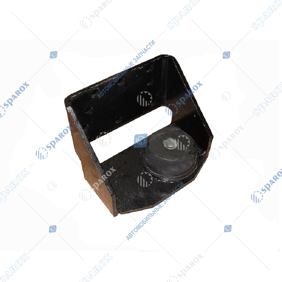 643008-1001045У Кронштейн подвески двигателя МАЗ задний левый с амортизатором (ОАО МАЗ)