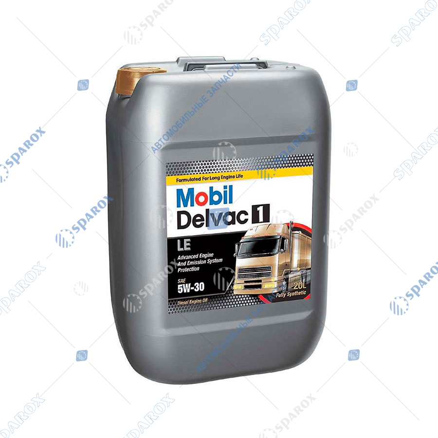 мот 5W-30-м.MOBIL 152707 Масло мот. синт. диз. Delvac 1 LE 5W-30 (20л)  152707 (MOBIL), цена 37990 руб., в наличии, купить на Sparox.ru