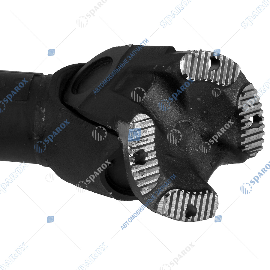 6361ЯХ-2201010 Вал карданный УРАЛ-5323 (4 отв., торц.) L=820+100мм (Белкард)