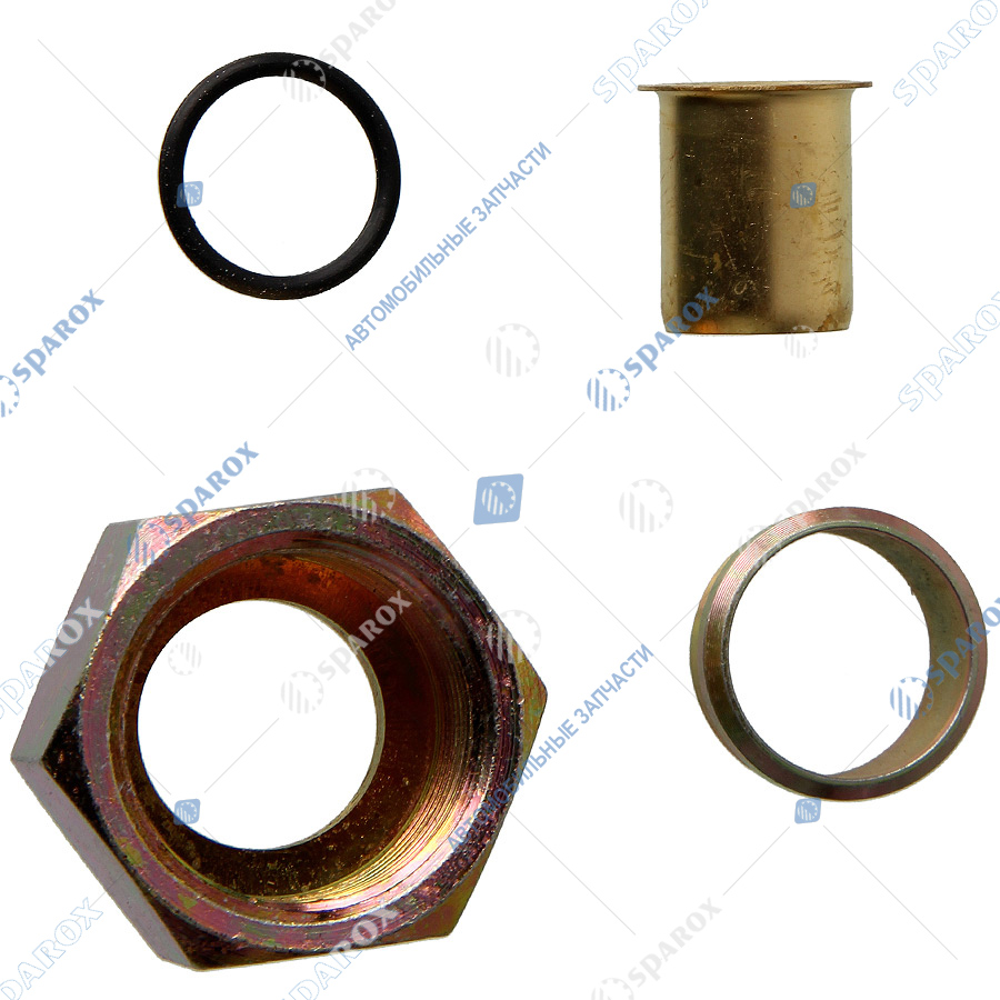 AT-10824 Фитинг трубки ПВХ ремкомплект d=15 мм (к-т из 4-х шт) AT10824 (АТ)