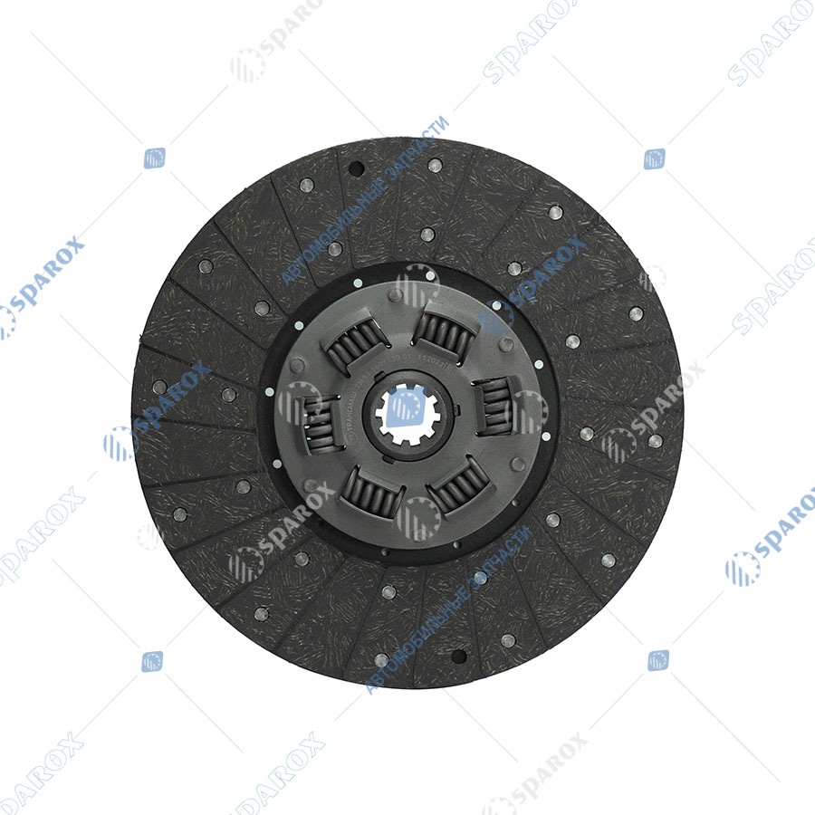 53-1601130-01 Диск сцепления ведомый усиленный (черный) ГАЗ-53, 3307, 66,  ПАЗ, КАВЗ (Тюмень) (ТрансМаш), цена 4984 руб., в наличии, купить на  Sparox.ru
