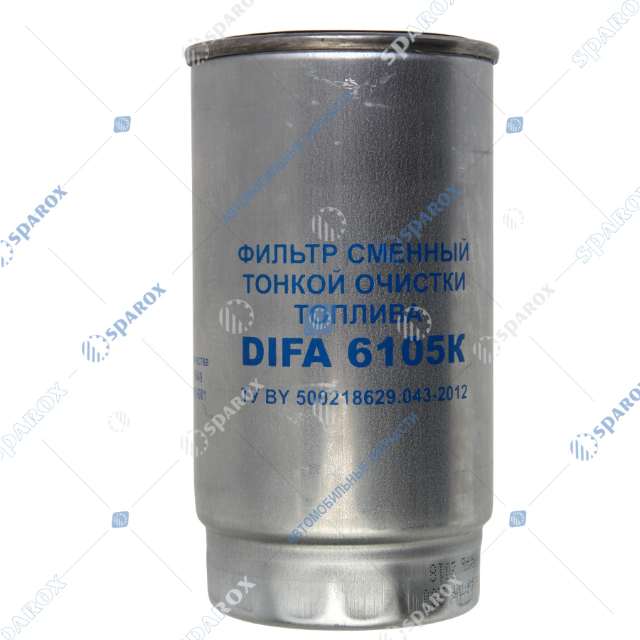 ФТ060-1117010 Фильтр топливный тонкой очистки (ФТОТ) Т6105К Камаз ЕВРО-2, 4, 5 резьбовой (DIFA 6105К) (Дифа)