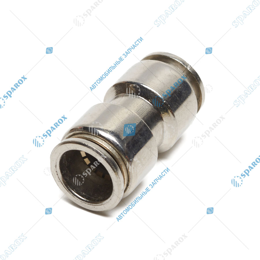 MPUC16 Фитинг трубки ПВХ прямой металл d=16 мм (MPUC 16)