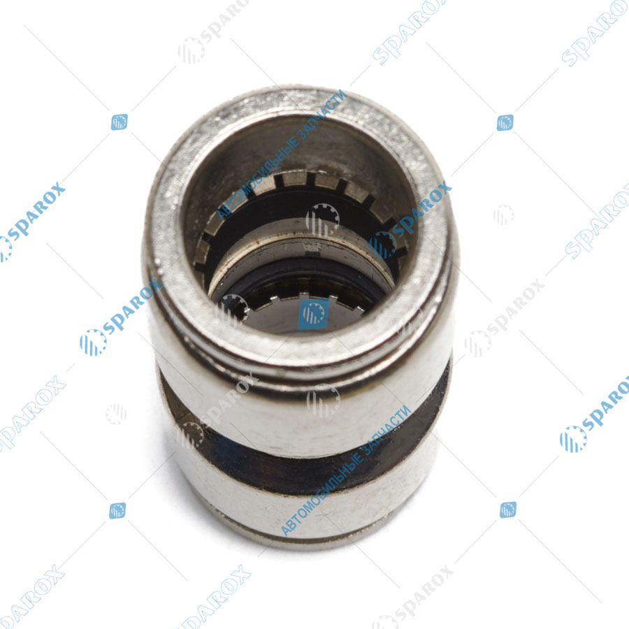 MPUC16 Фитинг трубки ПВХ прямой металл d=16 мм (MPUC 16)