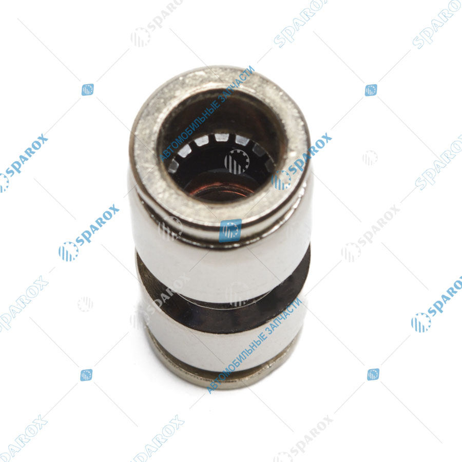 MPUC10 Фитинг трубки ПВХ прямой металл d=10 мм (MPUC 10)