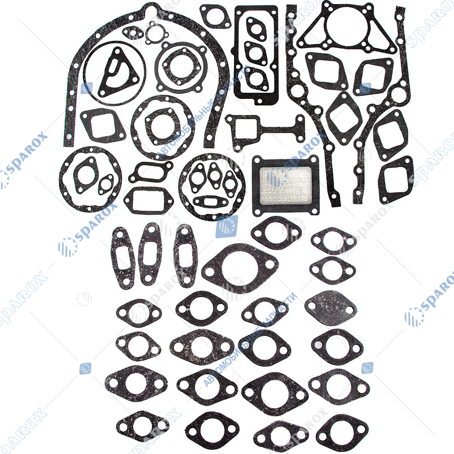 6562-Р-1000001-06 Р/к прокладок двигателя ЯМЗ-6562.10, 6563.10 (общая ГБЦ) полный