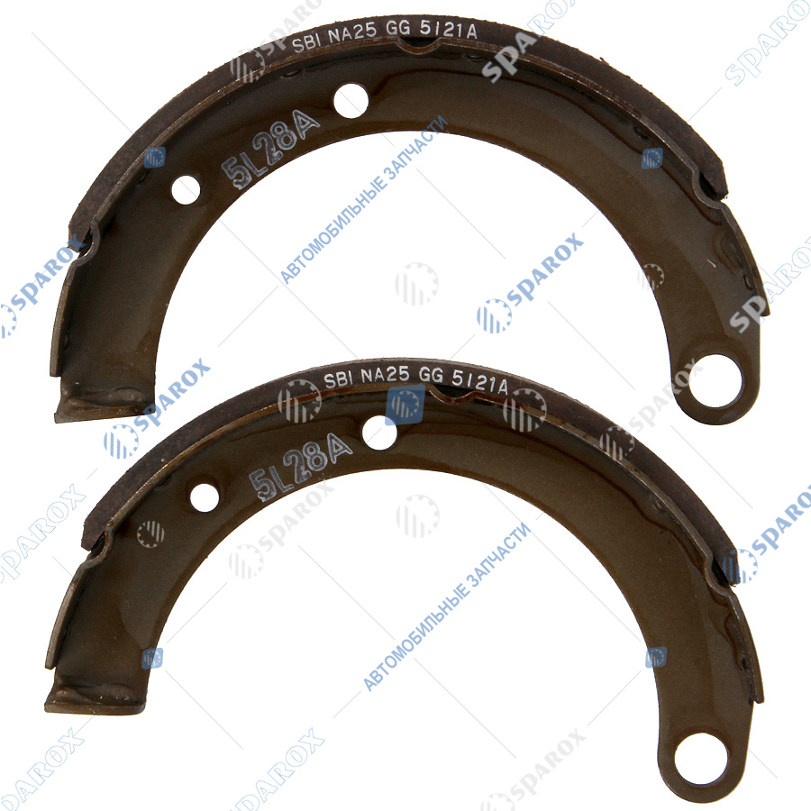 SANGSIN-SA121 Колодка стояночного тормоза HYUNDAI HD65,72 дв.D4AL (M3S5) (2шт.) (40мм)