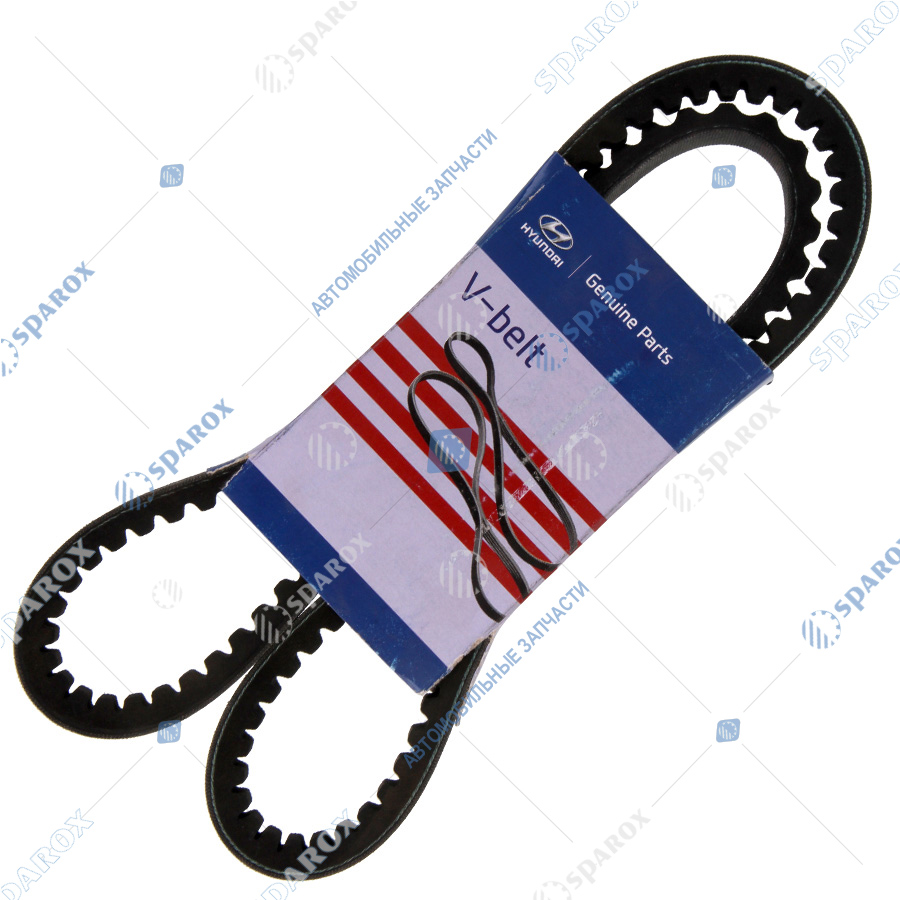 0K87T-18381 Ремень генератора HYUNDAI HD120 дв.D6DA19/22 17х1328 OE
