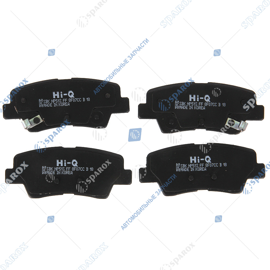 SANGSIN-SP1401 Колодки тормозные HYUNDAI Solaris задние (4шт.) SANGSIN