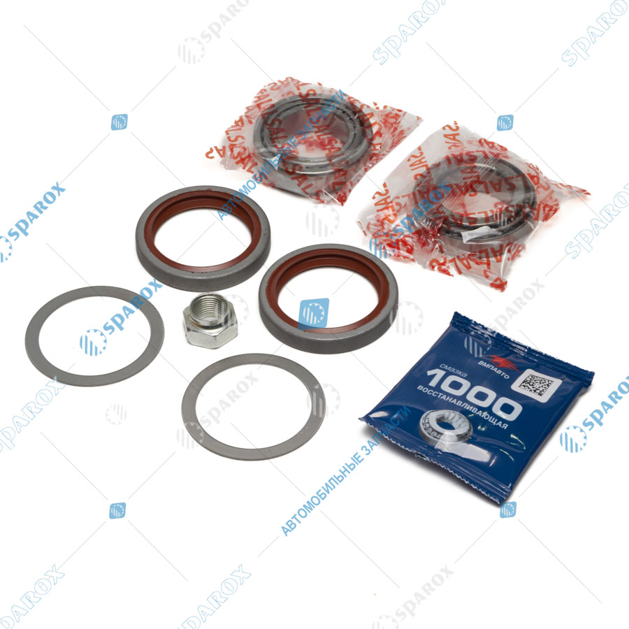 2123-2007108 / 3103020/25 Подшипники ступицы ВАЗ 2121,2123 Chevy Niva + сальники и гайка 2007108 (32008Х) 14728/32550