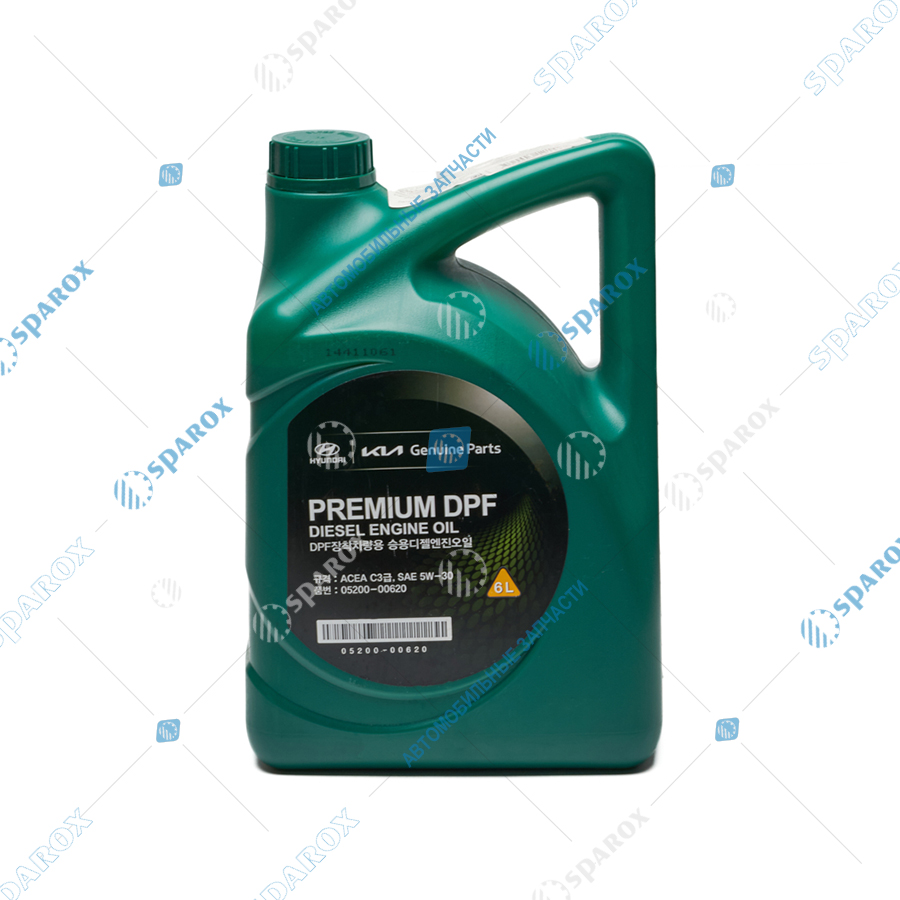 HYUNDAI/KIA-05200-00620 Масло моторное HYUNDAI PREMIUM DPF DIESEL 5w-30 6 литров