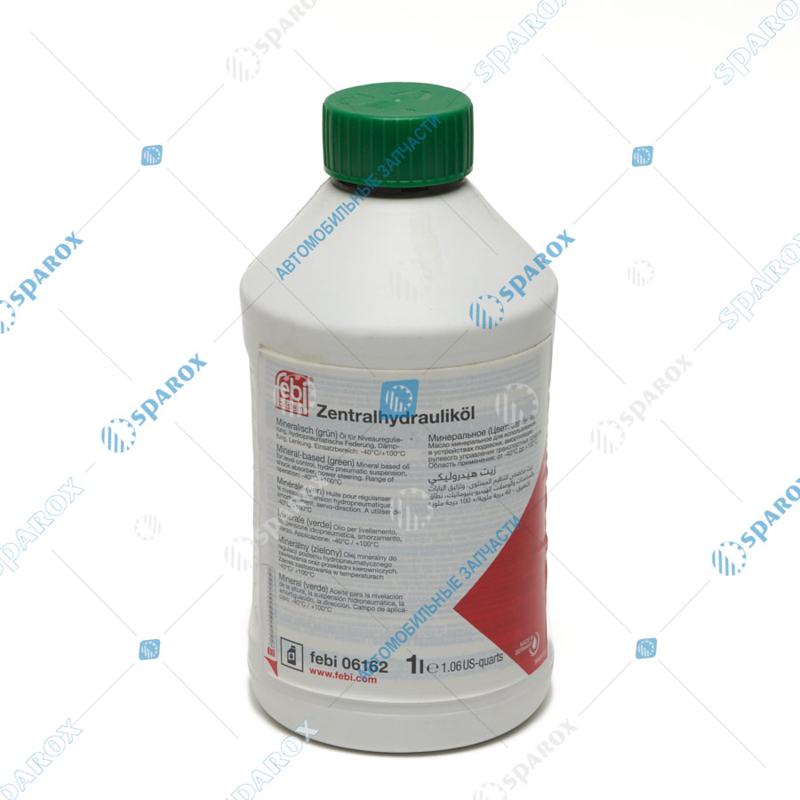 FEBI-06162 Жидкость гидроусилителя руля зеленая минеральная 1л FEBI