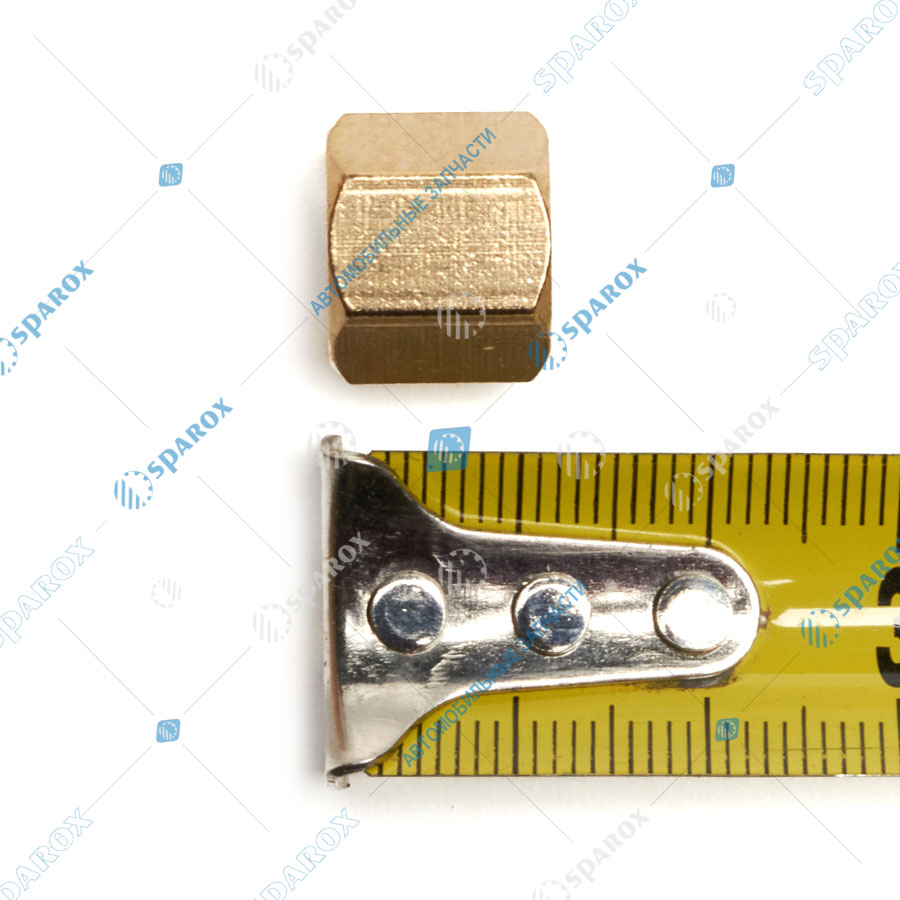 2101-1203019 Гайка М8х1,25х6,8 приемной трубы ВАЗ-2101 омедненная 814