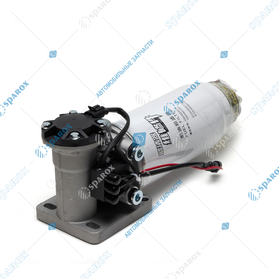 CHINA-612600082055 Фильтр топливный грубой очистки (ФГОТ) SHAANXI F3000 с электронасосом в сборе 612600082055