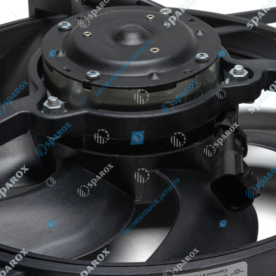 3163-1308008-52 Электровентилятор в сб. УАЗ-3163 Патриот ДВ-409 ЕВРО-3 (сдвоенный с 2мя моторами) (ОАО УАЗ)