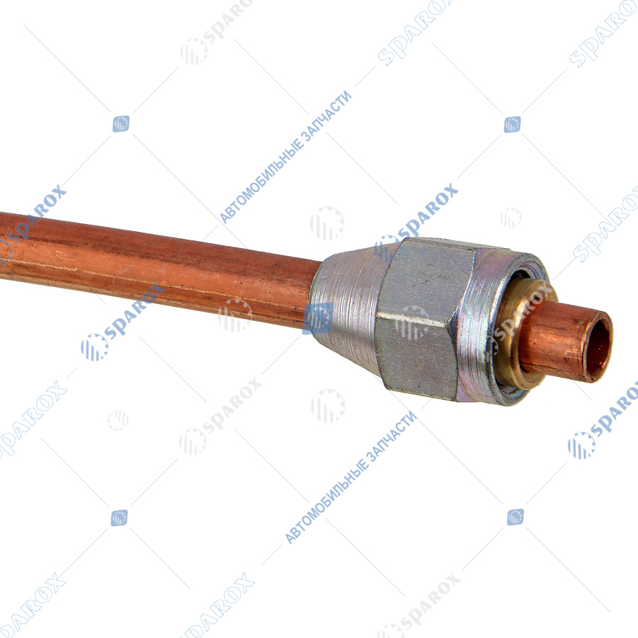 4320ЯХ-3125106-01 Трубка от крестовины к правому колесу УРАЛ (АО АЗ УРАЛ)