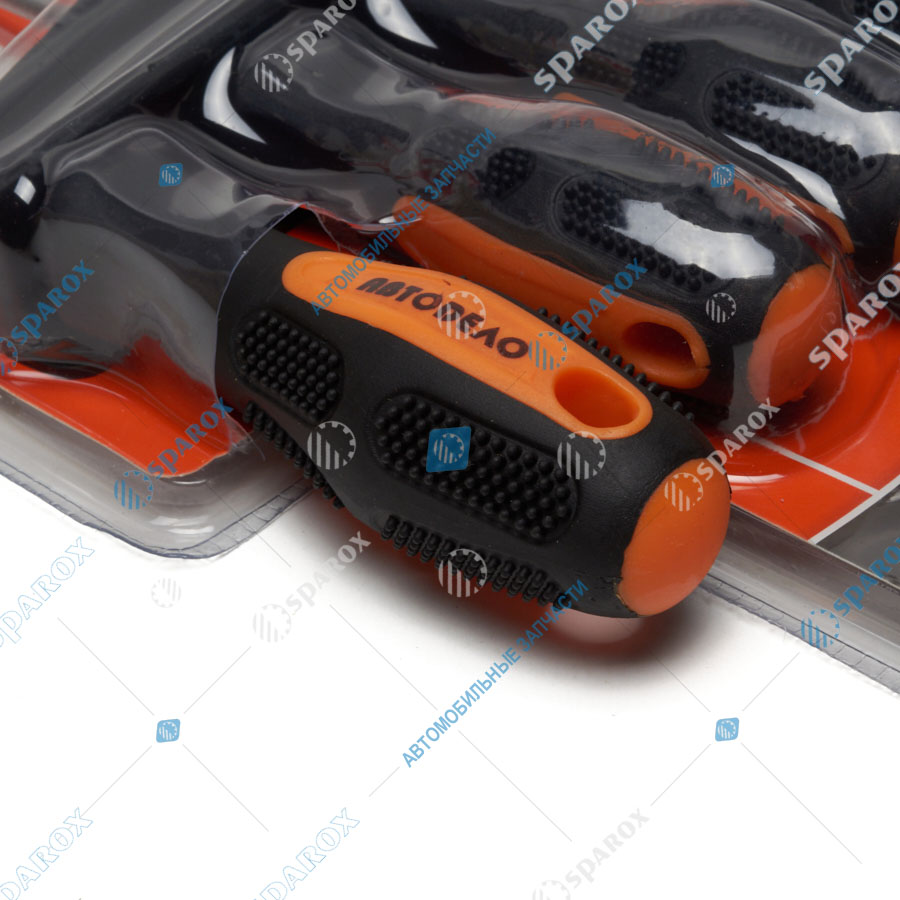 АвтоDело-30770 Набор отверток АвтоDело (6предм.) (с кругл. стержнем)