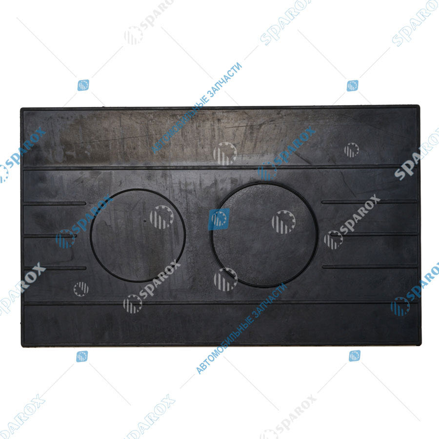 3302-5109010 К-т ковриков ГАЗель-3302 с перемычкой к-т 2шт. (резиновые) (00005519)