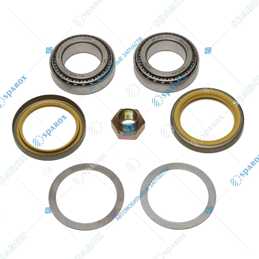 21210-3101800-86 Подшипник ступицы ВАЗ-2121, 213, 2123 Chevrolet Niva сальники, кольца, гайки (комплект 2 шт) 76028