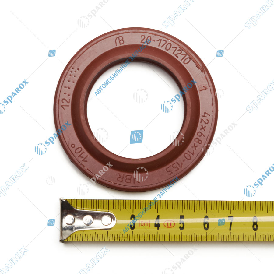 20-1701210 Сальник хвостовика 42х68х10х15,5 УАЗ (красный)