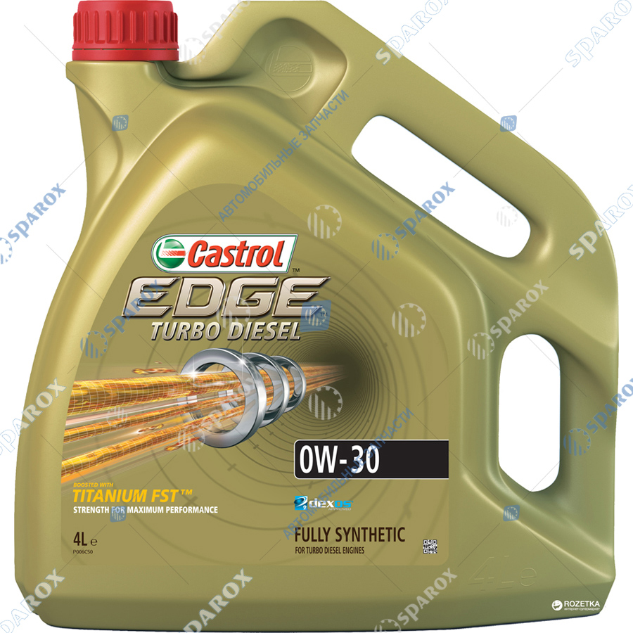 CASTROL-157E5C Масло моторное CASTROL EDGE Turbo Diesel 0W-30 Titanium FST 4 литра