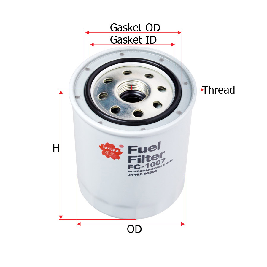 Sakura-FC1007 Фильтр топливный