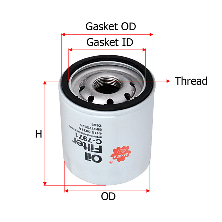Sakura-C7971 Фильтр масляный GEELY BINYUE | COOLRAY, EMGRAND (SS11) Sakura-C7971 Фильтр масляный GEELY BINYUE | COOLRAY, EMGRAND (SS11)