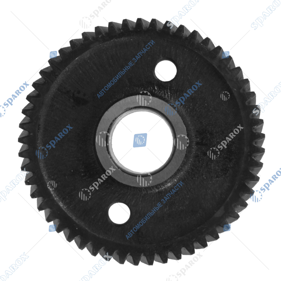 240-1006240-Б Шестерня газораспределительного механизма (ГРМ) Z=53 ГАЗ Д-245.7Е3, 245.7Е4, угол 15 градусов промежуточная, нового образца (с 2014 г.) (ОАО ММЗ)