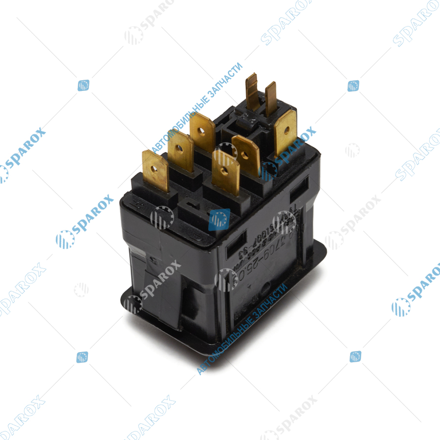 82-3709-25.09 Переключатель (клавиша) вентилятора отопителя УРАЛ, МАЗ 82.3709-25.09 (Автоарматура)