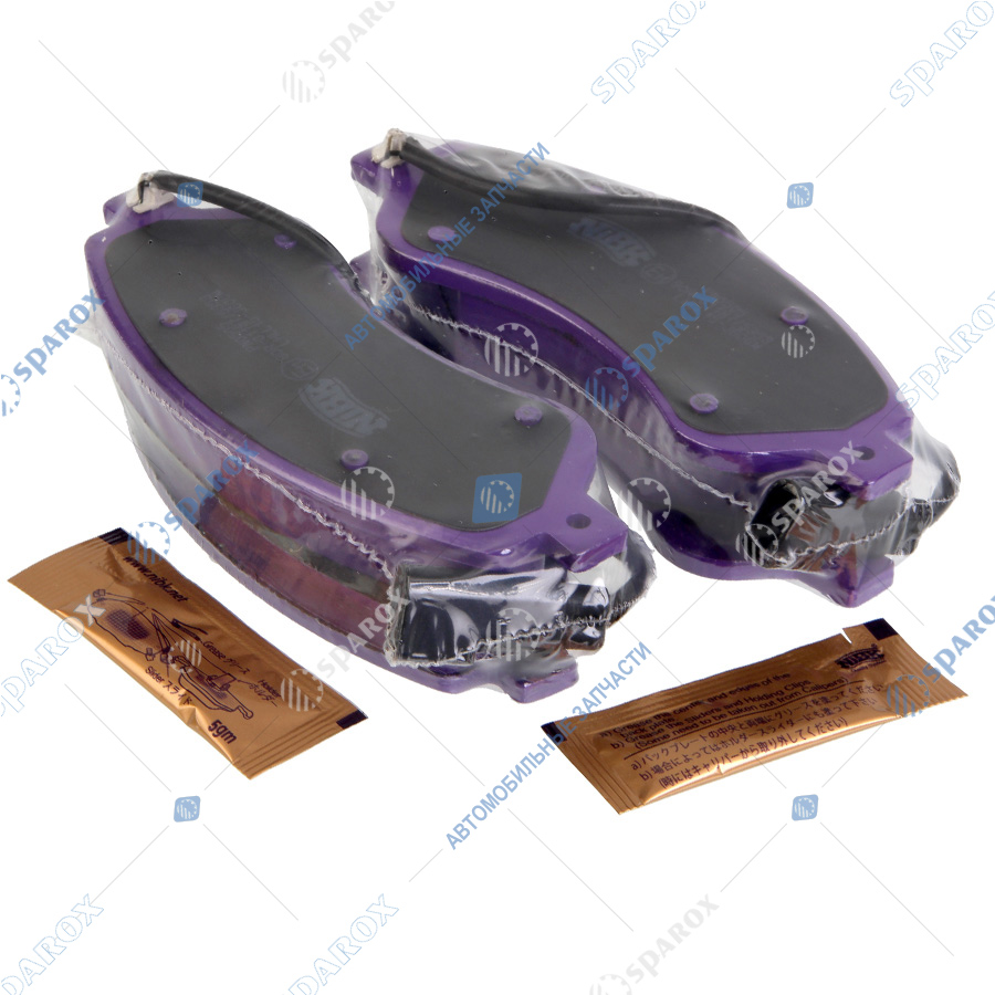 NiBK-PN0505W Колодки тормозные FORD Transit (06-) передние (4шт.) NIBK