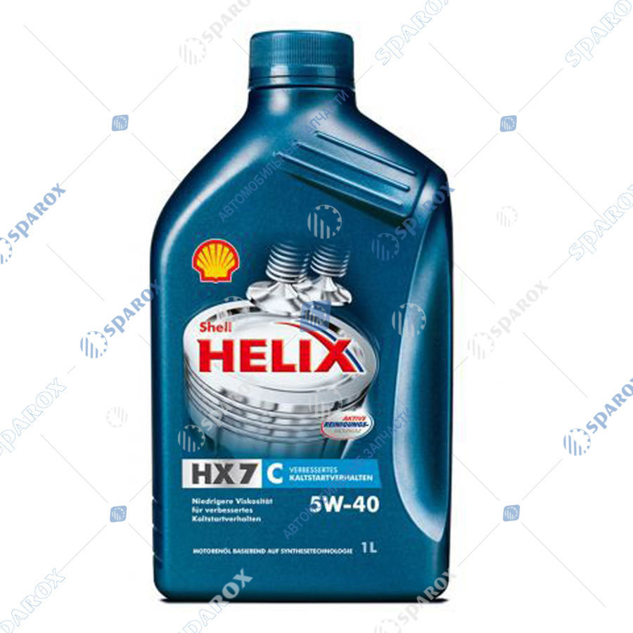 Shell-550040340 Масло моторное Shell Helix HX7 5W-40 1 литр