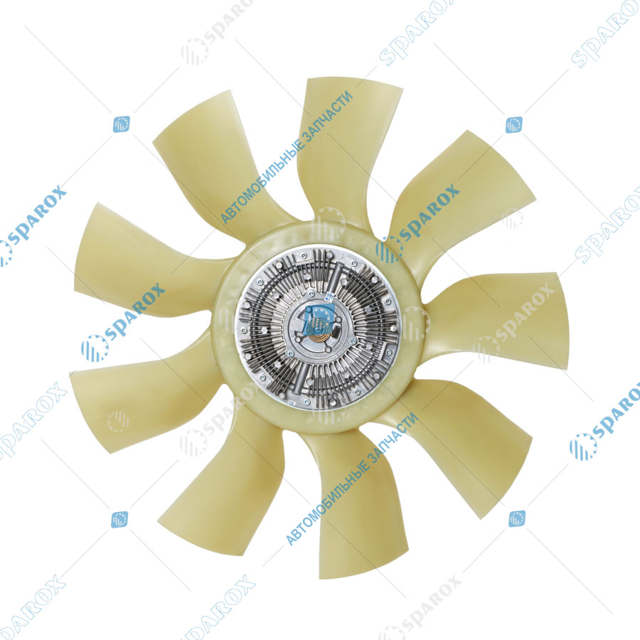 21-407 Муфта вязкостная Камаз двиг. ISBE 640мм с крыльчаткой в сб. 21-407 (ПК ТЕХНОТРОН)