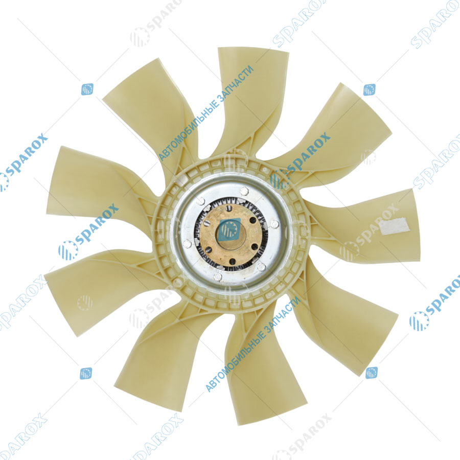 21-407 Муфта вязкостная Камаз двиг. ISBE 640мм с крыльчаткой в сб. 21-407 (ПК ТЕХНОТРОН)