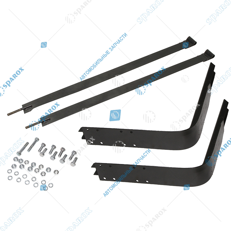 КМЗ5464-1101300-001СБ Бак топливный 300 л 900х540х640 Камаз с низкой горловиной, с полуоборотной крышкой (с установочным комплектом) (КМЗ)