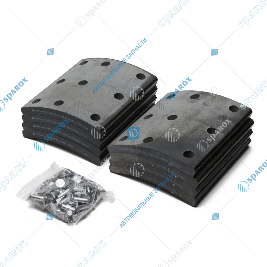 6520-3501105-51/01 Р/к тормозных колодок Камаз после 2013 г (АККОР/ВАТИ)